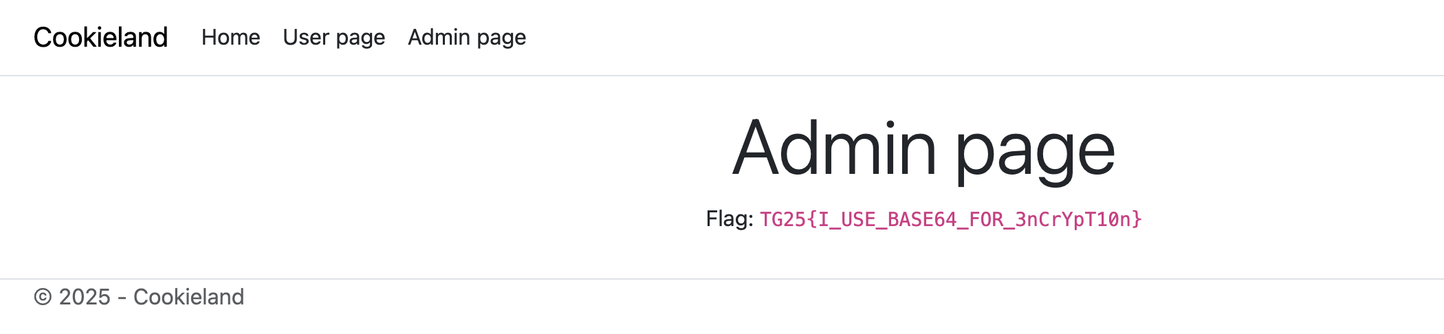 Admin flag